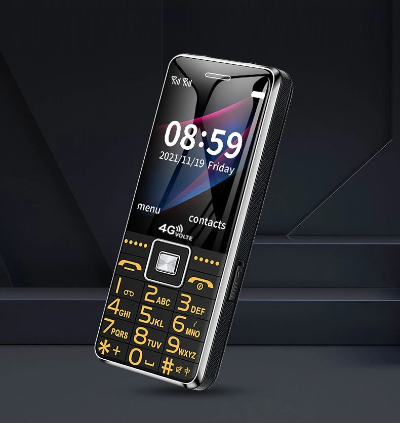 Low Price Elderly Mobile Phone Big Push Button Fast Call Dual Sim Cards Loud Sound Cellphone SOS Two Torch Cheap Large Battery