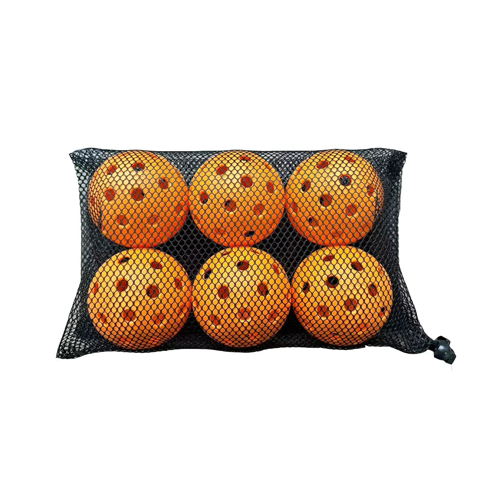 6/12 PCS Indoor Pickleball Balls 40 Holes Colorful and Durable Pickleballs 74mm Training Ball Practice Competition Pickleball