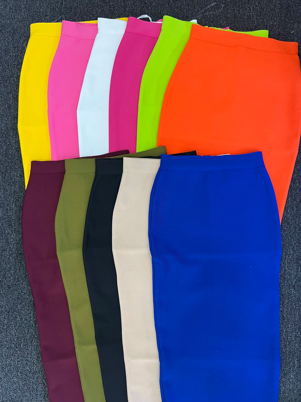 Classic Bandage Skirt Women Elegant High Waist Midi Calf Long Pencil Skirts Office Ladies Formal Party Dress Daily Skirts