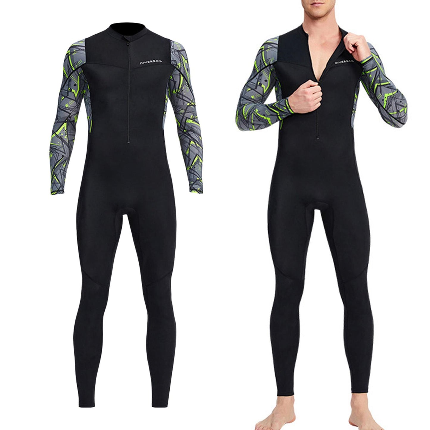 Premium Men's Wetsuit Scuba Diving Thermal Winter Warm Full Suit Water Sports Swimwear Swimming Surfing Kayaking Equipment