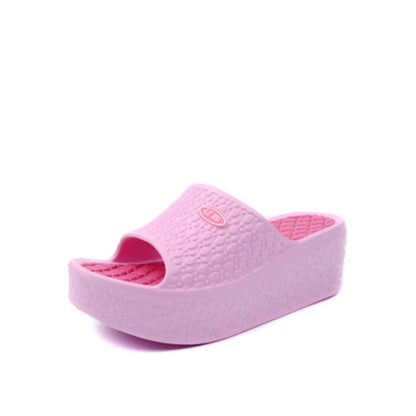 Summer Woman Slippers Thick Bottom Platform Open Toe Females Shoes Solid Non Slip Ladies Sandals Wear-resistant Slides 2022 New