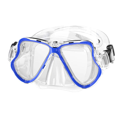 Diving Mask Swimming Snorkel Mask Wide View Tempered Glass Adult Waterproof Anti-Leak Anti-Fog Dive Scuba Swim Snorkeling Goggle