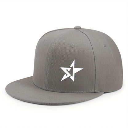 Hats for women in spring and summer, outdoor flat brimmed hats for men, hardtop breathable wide brimmed hip-hop hats, American s
