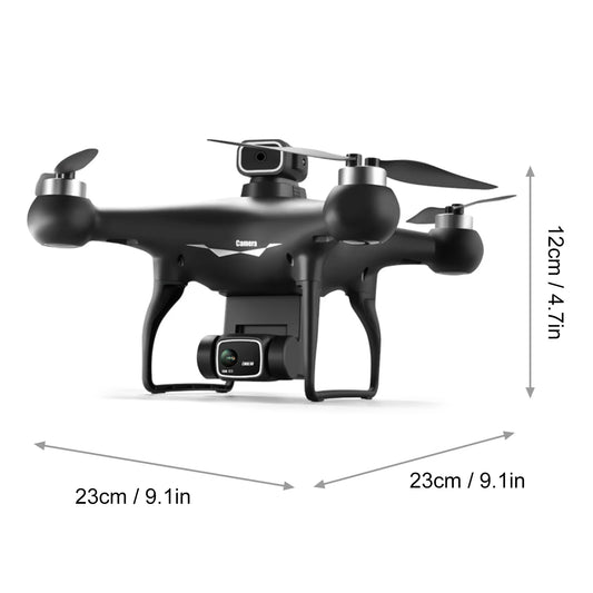 Remote Control Drone 4K Dual Camera Obstacle Avoidance Brushless Motor RC Quadcopter Drone with Storage Bag for Kids Adults