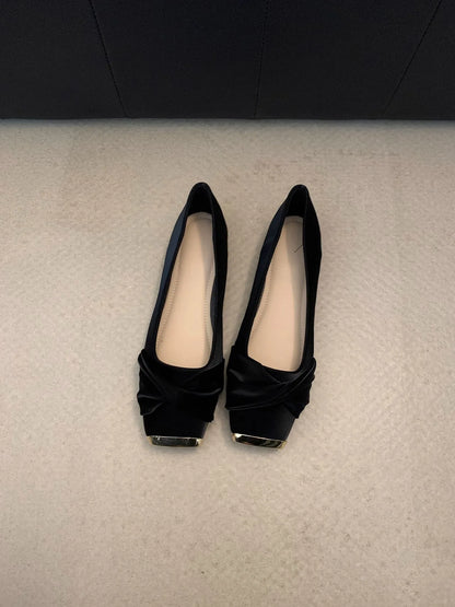 Shoes Woman 2026 Low Heels Female Footwear Autumn Square Toe Casual Sneaker New Summer Comfortable Dress Fall Lace-Up Flat Rome