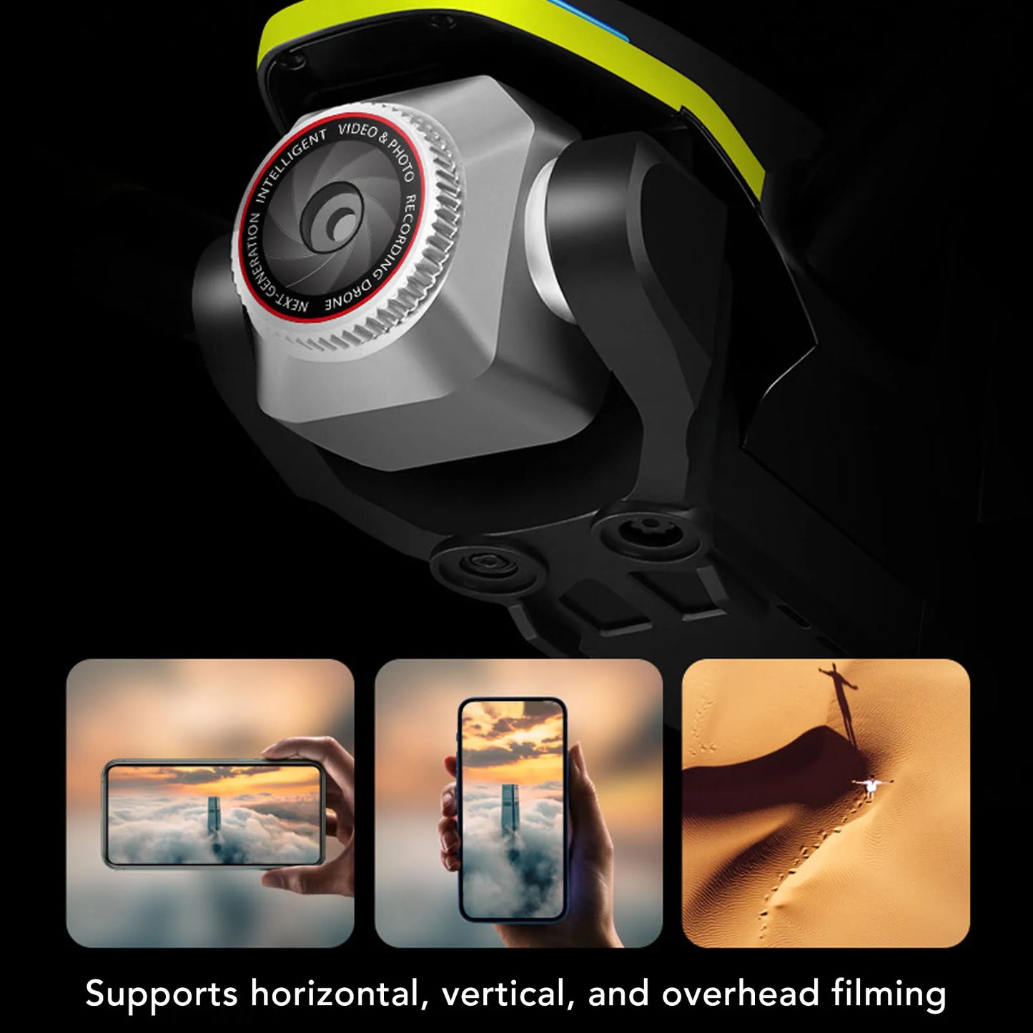 Remote Control Drone with Screen 4K High Definition Camera Smart Obstacle Avoidance Brushless Quadcopter for Aerial Photography