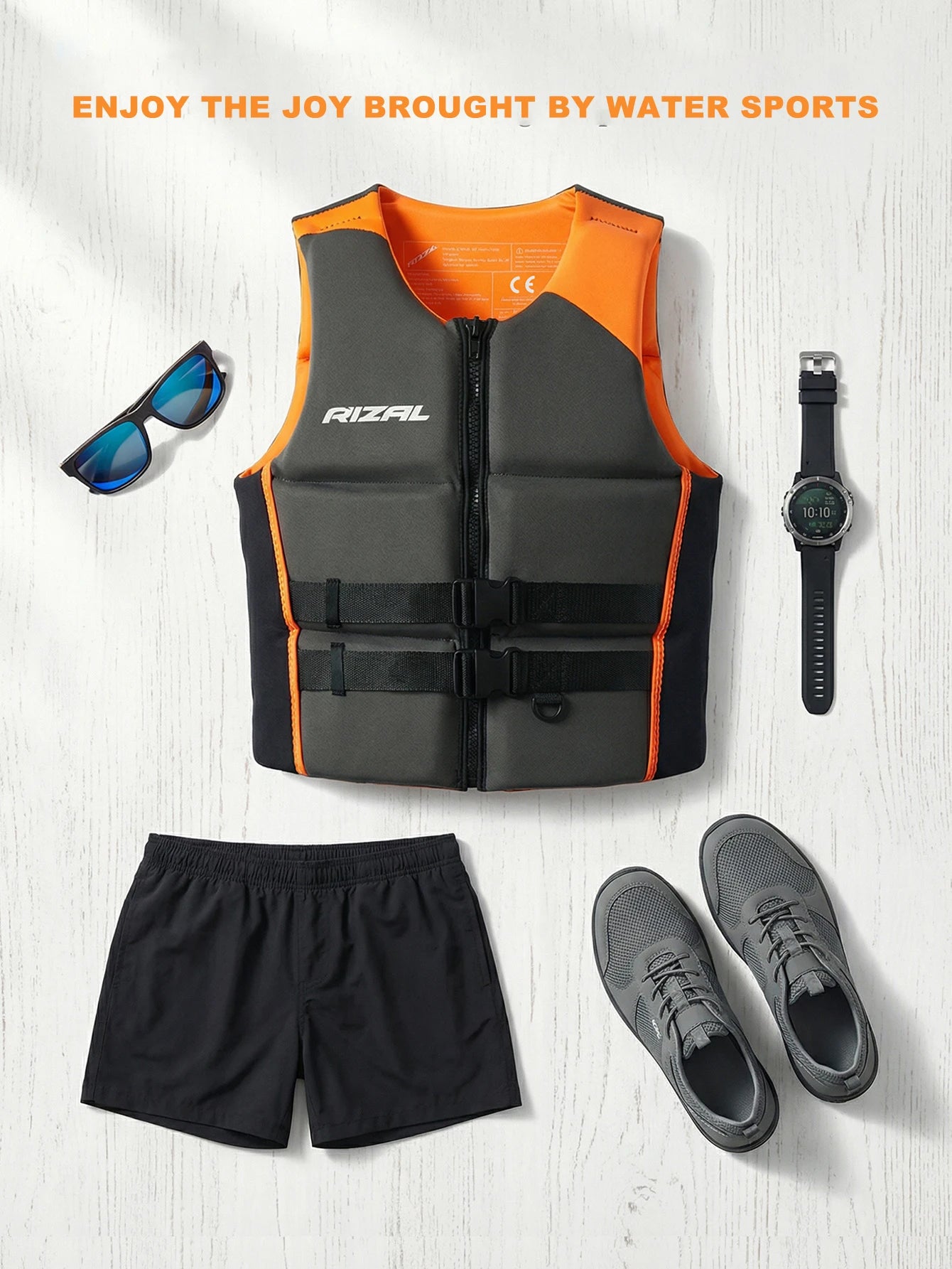 Life Vest Adults Surf Vest Kayak Wakeboard Motorboats Raft Rescue Boat Ski Water Sports Swimming Drifting Rescue Life Jacket