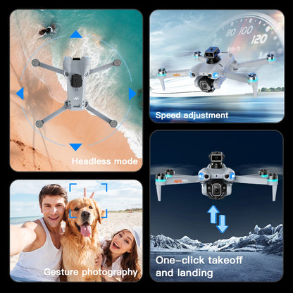 2026 Drone  Optical Flow Drone with Camera HD Camera Foldable Brushless Dron Helicopter WIFI Aerial Photography