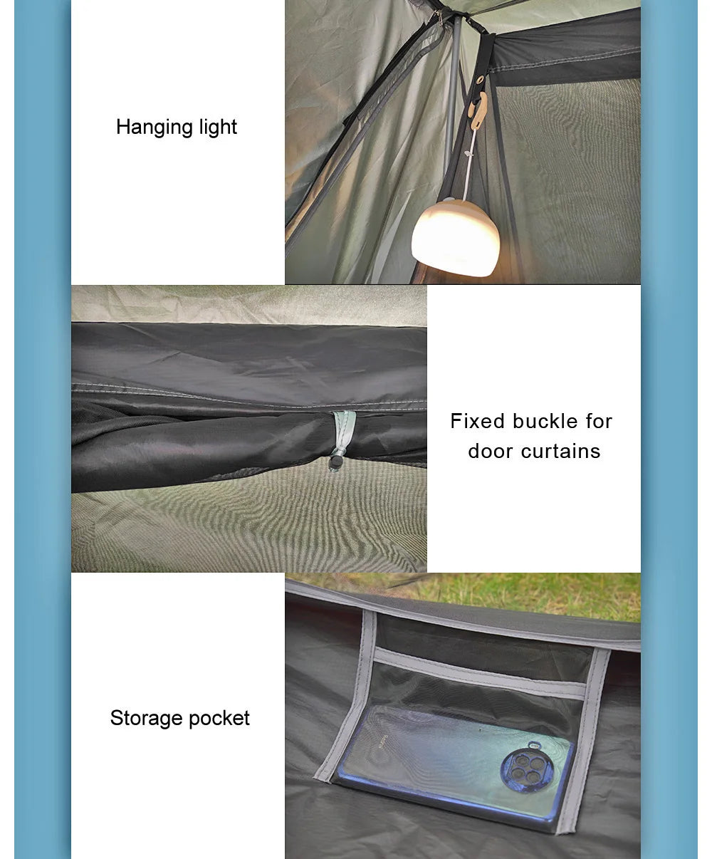 Bushcraft Tent Baker Style Outdoor Camping Multifunction Bushcraft Shelter Woodland Tent Backwoods Hot Tents for 2 Persons