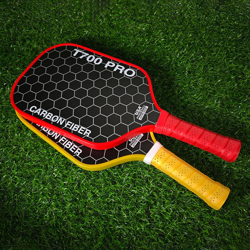 LEATOU T700 Pickleball Paddle Carbon Fiber Pickleball Paddle 16mm Polypropylene Honeycomb Core Pickleballs Paddles Pickle Ball