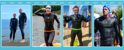 SUMARPO Men Triathlon Wetsuits for Open Water Swimming, 4/2mm Yamamoto Neoprene