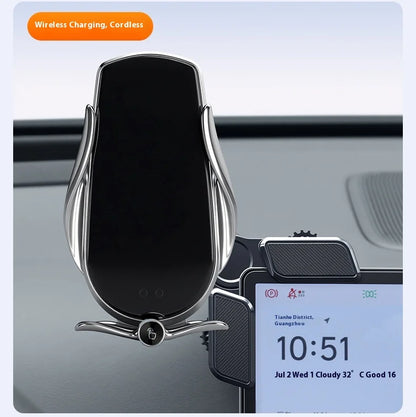 LIXIANG L6L7L8L9mega car mobile phone holder car navigation magnetic wireless ultra-fast charging special accessories