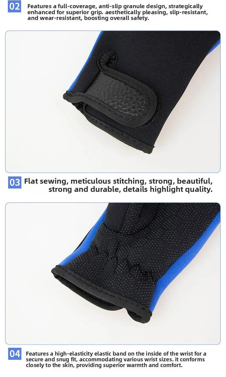 1.5mm Wetsuit Gloves Neoprene Gloves Diving Surfing Spearfishing Snorkeling  Surf Surfing Diving GlovesWarm Gloves For Fishing