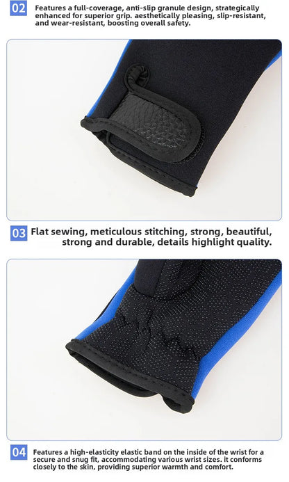 1.5mm Wetsuit Gloves Neoprene Gloves Diving Surfing Spearfishing Snorkeling  Surf Surfing Diving GlovesWarm Gloves For Fishing