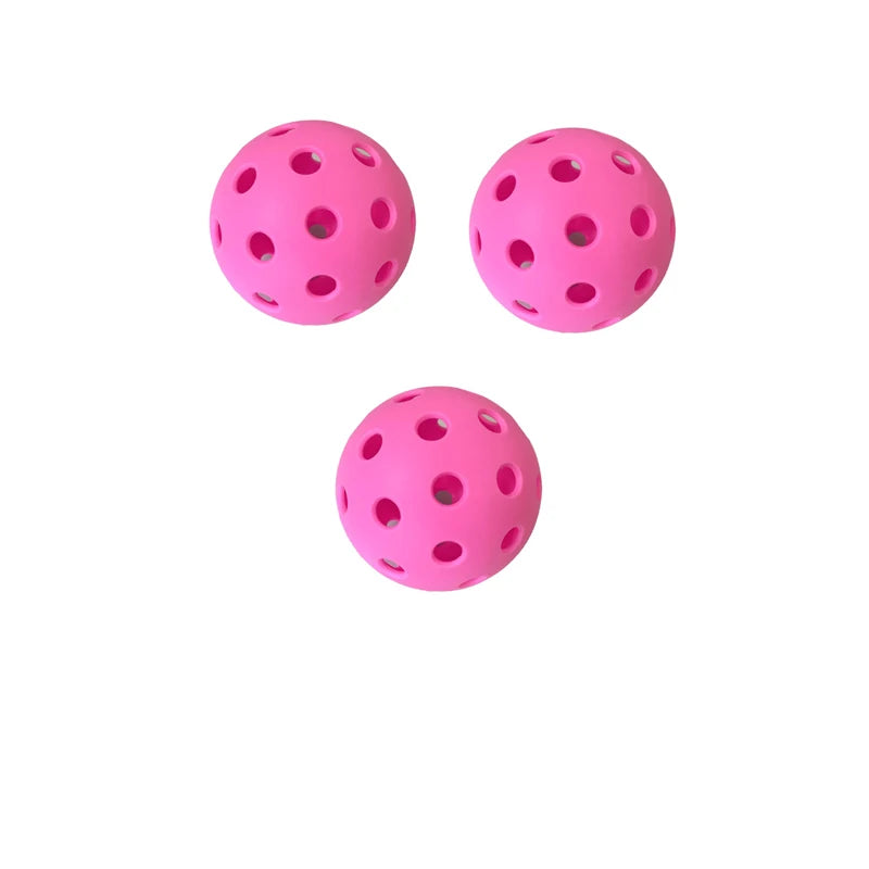 3/6/12pcs Indoor Pickleball Balls 26 Holes Colorful and Durable Pickleballs 72mm Training Ball Practice Competition Pickleball