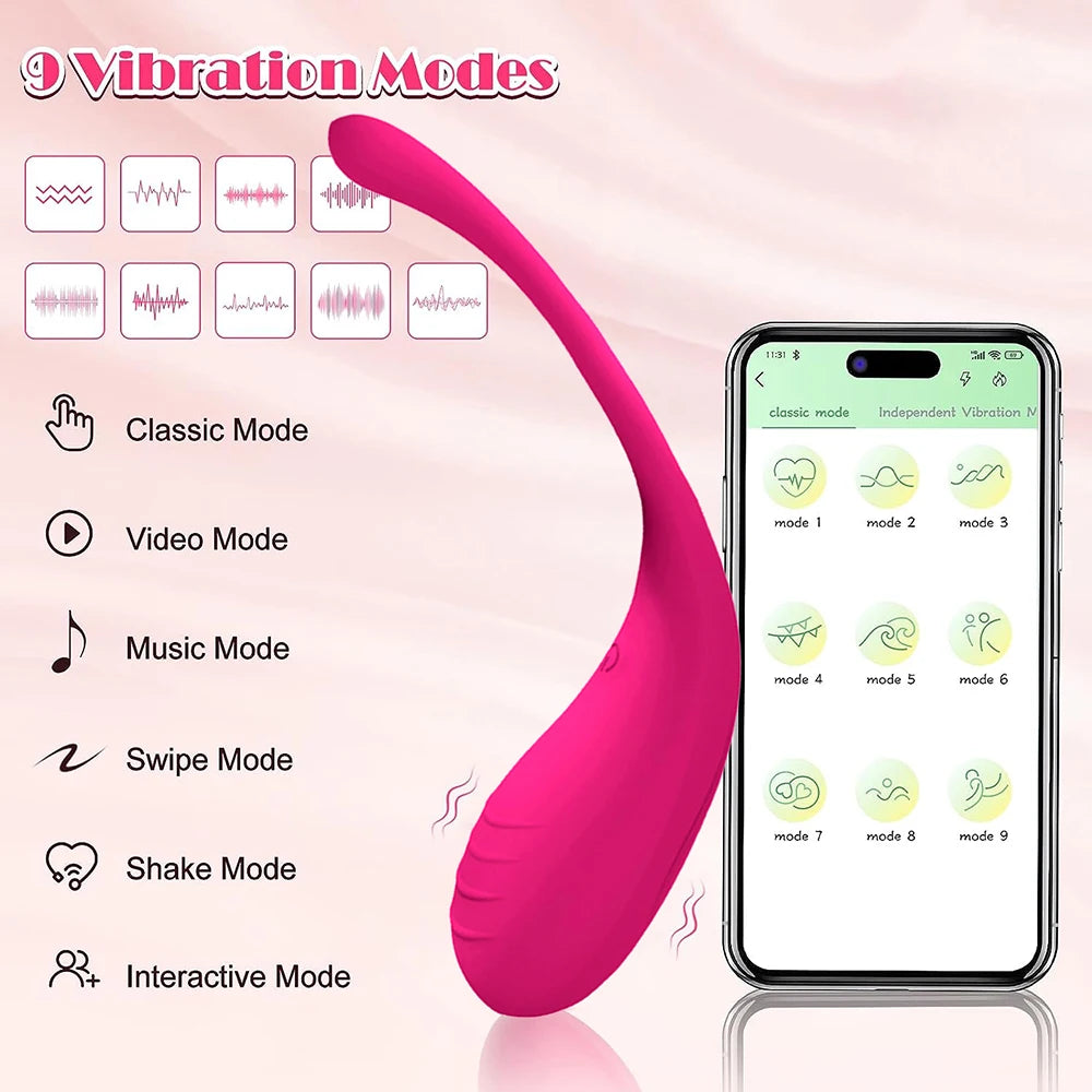 APP Controle Bluetooth Wearable Vibrator G Spot Vibrador Feminino Vagina Massage Clit Stimulator Sex Toy For Women Vibrating Egg