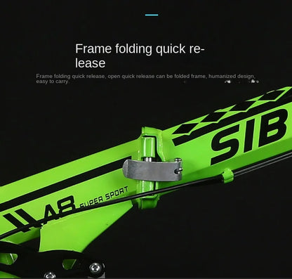 Mountain Bikes Adult Bikes Men's And Women's Variable Speed Bikes Dual Shock Absorbing Folding Mountain Bikes Student Bikes