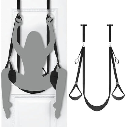 Sex Swing Hanging Door Swing Sex Bondage Adjustable Handcuffs Leg Adult Swing Sex Furniture for Couples Adult Sex Toys