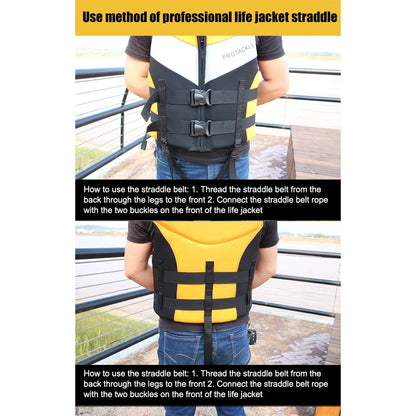 Neoprene Life Jacket Buoyancy Fishing Water Ski Vest Wear-resistant Survival Suit Water Sports Life Jacket For Swimming Fishing