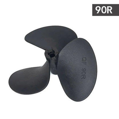 YSIDO 70mm 80mm 90mm 100mm CW/CCW 5.0mm Three Blades Paddle Propeller for RC Boat Simulated Ship Underwater Drone