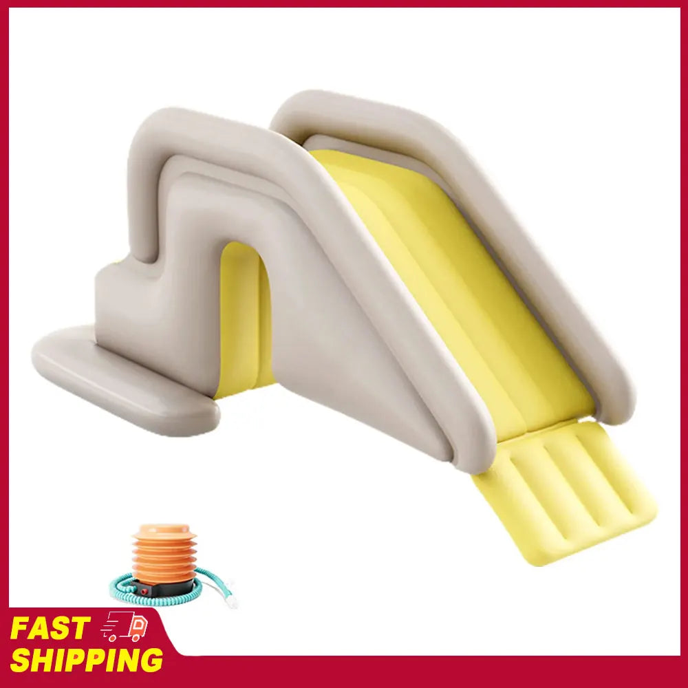 Inflatable Water Slide Climbing Wall Water Slide Children Kids Summer Fun Compact Inflatable Park Outdoor Dabble Water Slide
