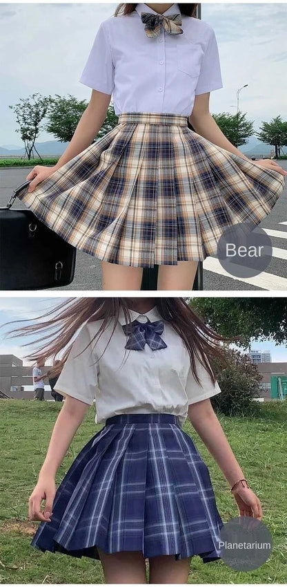 Pleated Skirt Autumn Winter Mini Skirts Womens 2024 Summer Plaid Skirt Tennis Skirt White Sexy Black Skirt Goth School Y2k Jupe