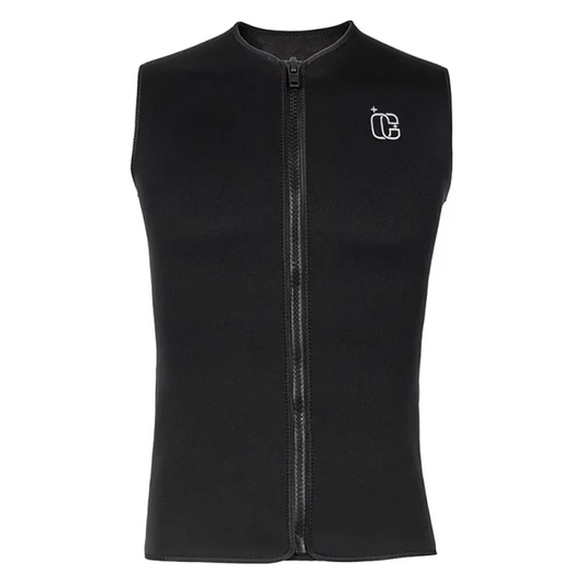 3MM Men Women Sleeveless Wetsuit Top No Hood Neoprene Thermal Vest for Scuba Diving Surfing Kayaking Swimming Water Sports