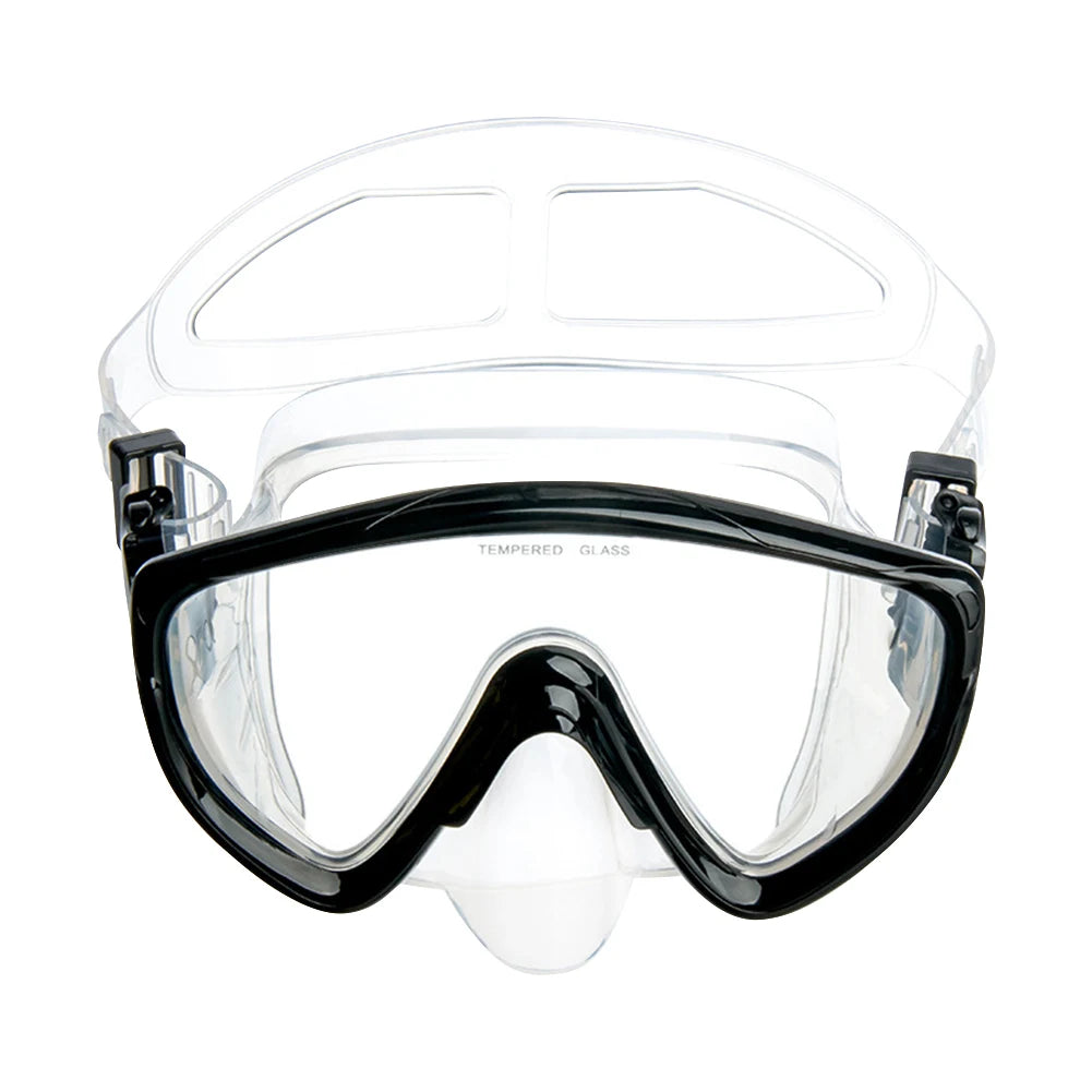 Scuba Diving Mask with Nose Cover Scuba Mask Silicone Skirt Diving Goggles Anti-Fog Swimming Goggles for Adults
