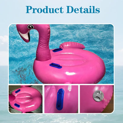 Inflatable Flamingo Pool Float Party Float Summer Beach Swimming Pool Raft Flamingo Ride-on