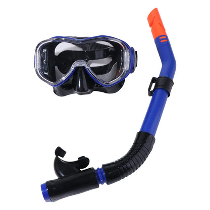 Waterproof Underwater Snorkeling Mask Breathing Anti Fog Swimming Snorkeling Glasses Clear Vision with Breathing Tube