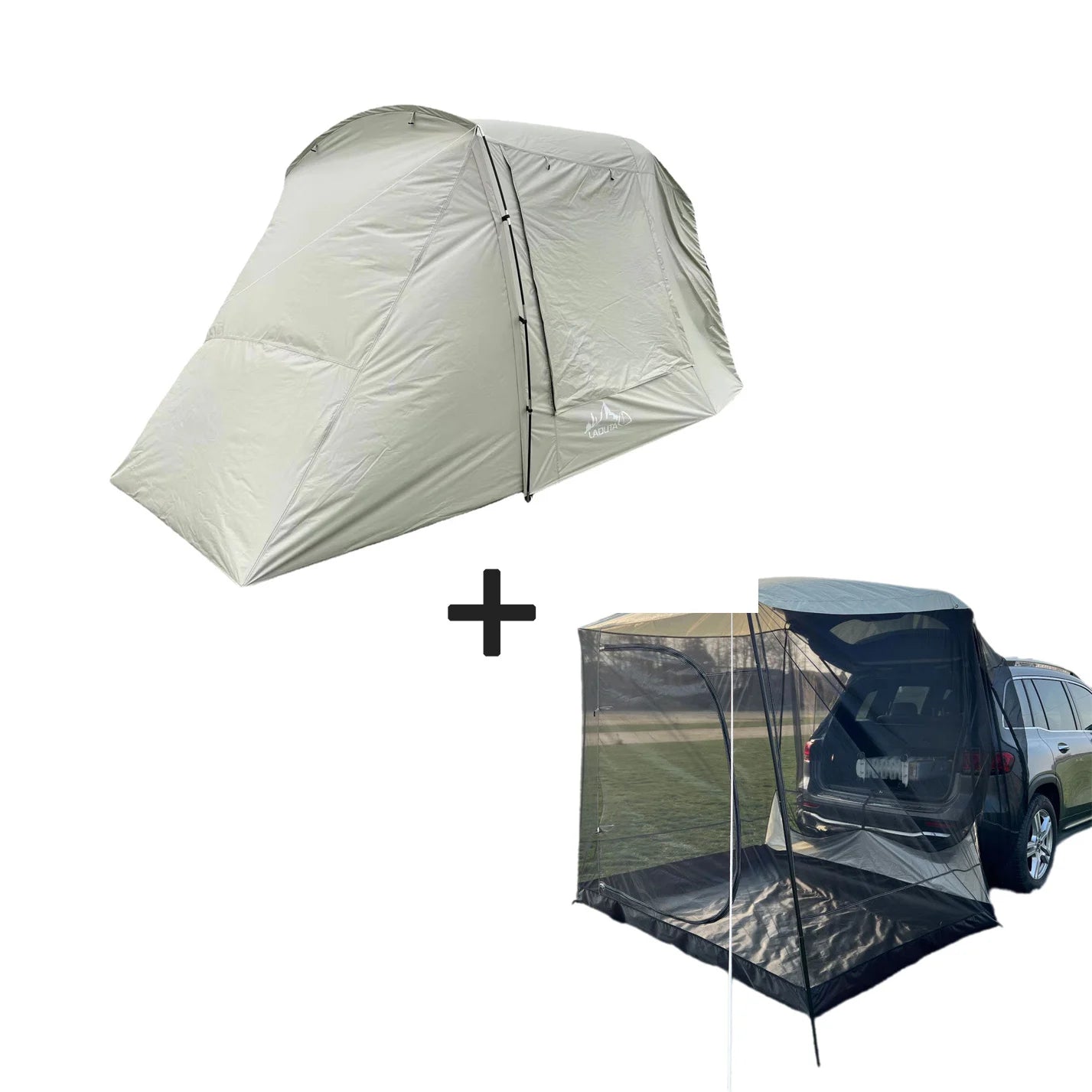 Lohascamping Car box docking tent  Portable Waterproof SUV Tail Tent 3-4 people Dome tent Sunshade Tunnel style tent,Large tent,