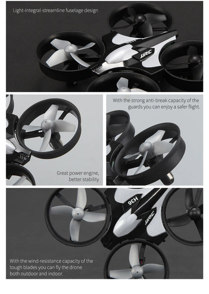 H36 Mini Drone 6-Axis Headless FPV Drones Pocket Remote Control Helicopter Plane RC Dron Quadcopter Toys Christmas Gift for Kids