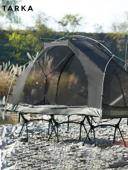 TARKA Camping Bed Tent Set  Inner Outer Tent for Wild Hiking Portable Solo Outdoor Camping Shelter One Person Tent ﻿