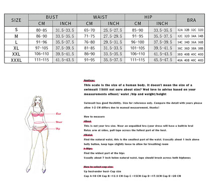 Sexy Bikini Swimsuit High Waist Mesh Brazilan Bikini Set Swimwear for Women Cheeky Bathing Suits Summer Female