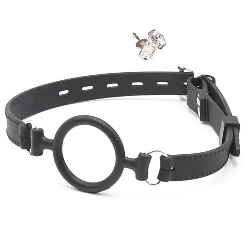 Soft silicone mouth plug with holes, full silicone mouth ball, couple flirting toy, fun mouth hook