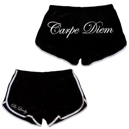 Gothic Letter Pattern Print Short Casual Harajuku Trash Punk Y2K Crop Bottoms Retro All-match High Street Slim Fit Women's Short