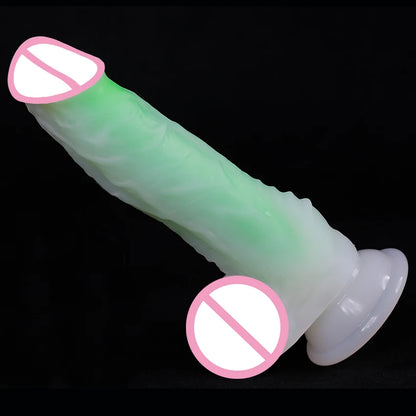 Adult Toys Luminous Dildo With Suction Cup Realistic Penis for Women Masturbation Dick Orgasmic G Spot Anal Massager Sex Shop 18