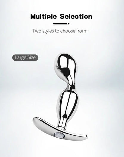 Metal Anchor Base Anal Plug outdoor Butt Plug Stainless Dildos Women'S Vaginal Plug Adult Couple Gay Masturbating Intimate Toys