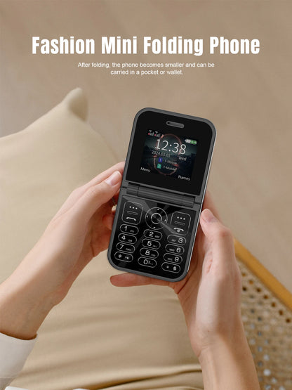 SERVO F15 Mini Small Flip Mobile Phone 2 SIM Standby Speed Dial Magic Voice Flashlight Call Recording 2G GSM Cute Fold Cellphone