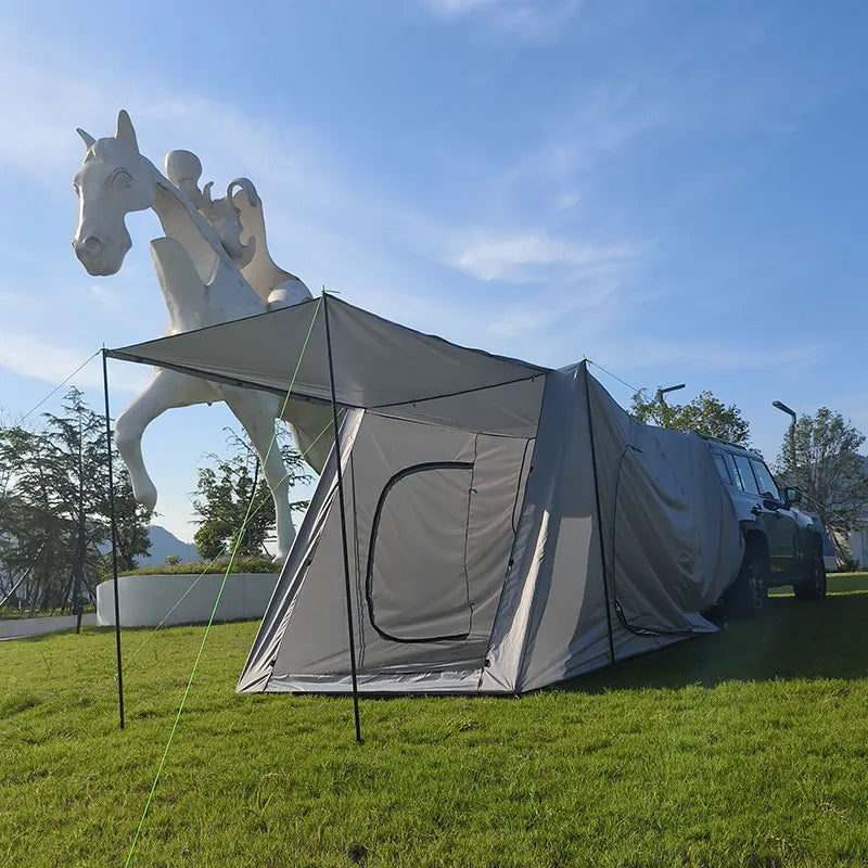 Camping Tent For 6 Person, Car Camping Accessories Including Nail, Outer Bag, Tent For SUV Hatchback Camping For Fishing, Hiking