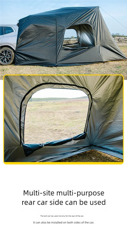 Universal SUV Camping Tent with Spacious Awning Waterproof Car Tent Easy Setup for Backpacking Traveling  Outdoors Car tail tent