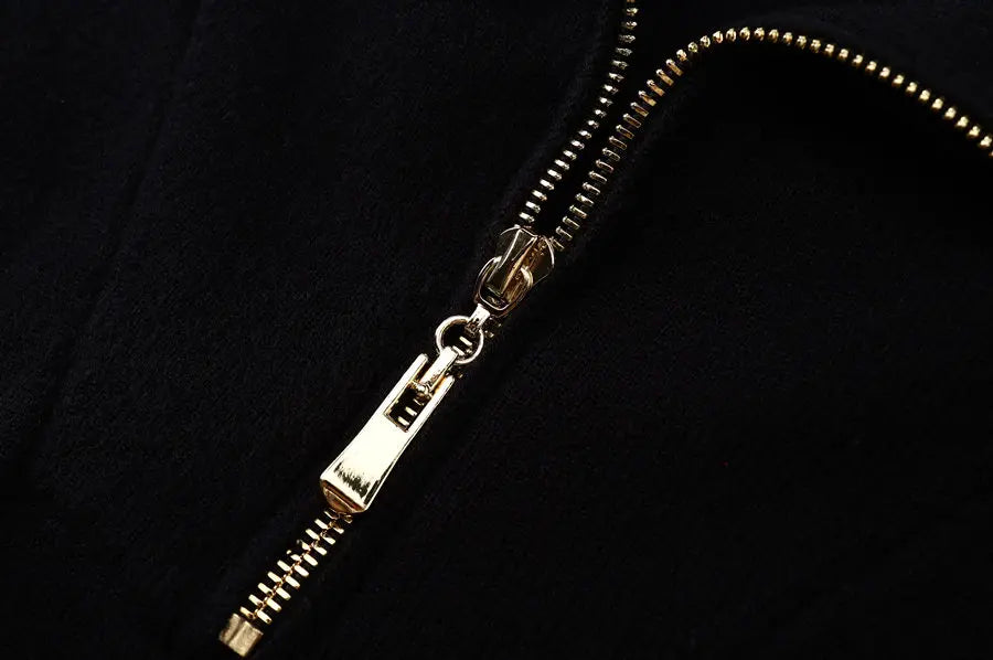 AS woman clothes knitting zipper collar tops and knitted skirt cover knee Autumn-winter collection