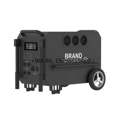 Portable Power Station Large Capacity 9792Wh UPS Battery LiFePO4 7200W Dual-Voltage Solar Generator Pure Sine Wave Inverter Car