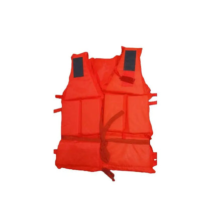 1Pcs Zipper Safety Life Jacket For Adult Flood Rescue Vest Emergency Flotation Device With Pockets Water Survival Safety Gear