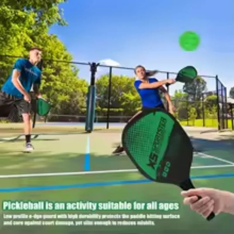 Ultimate Beginner Pickleball & Beach Tennis Paddles Set with 4 Balls – Outdoor Sports Fitness Combo for All Skill Levels