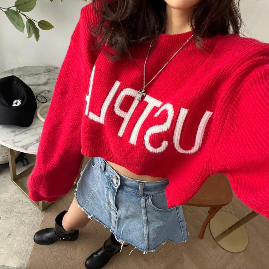 Chic High Waist A-Line  Skirt Women's Jeans ort Skirt Spring Vintage Slimming Splicing Hemming Girl's Faion Commute