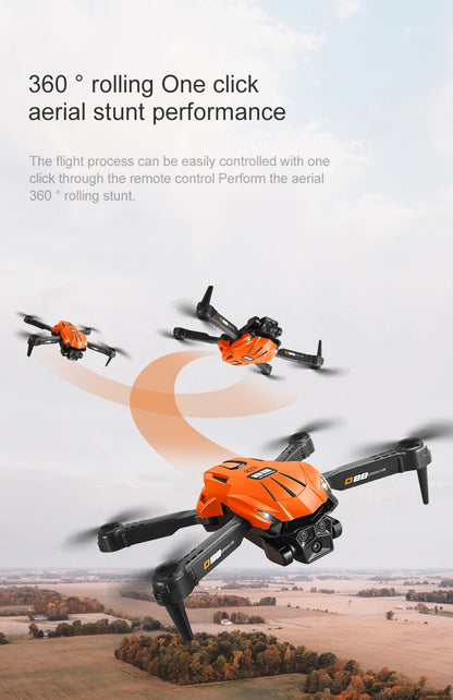 VIVO D88 Drone 8K Aerial HD Dual Camera Photography Intelligent Obstacle Avoidance Brushless Motor 5G WIFI GPS Return VR Drone