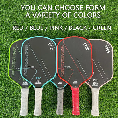 LEATOU 16MM T700 Pickleball Paddle Carbon Fiber Pickleball Racket USAPA Approved Durable Professional Game Supplies