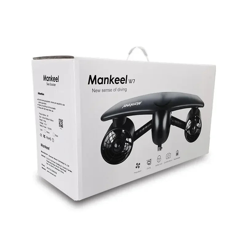 W7 Fast Subacqueo Electric Da 300W 500W Sublue Jet Underwater Scooter Msds Approved Acqua Seascooter Sea Underwater Scooter