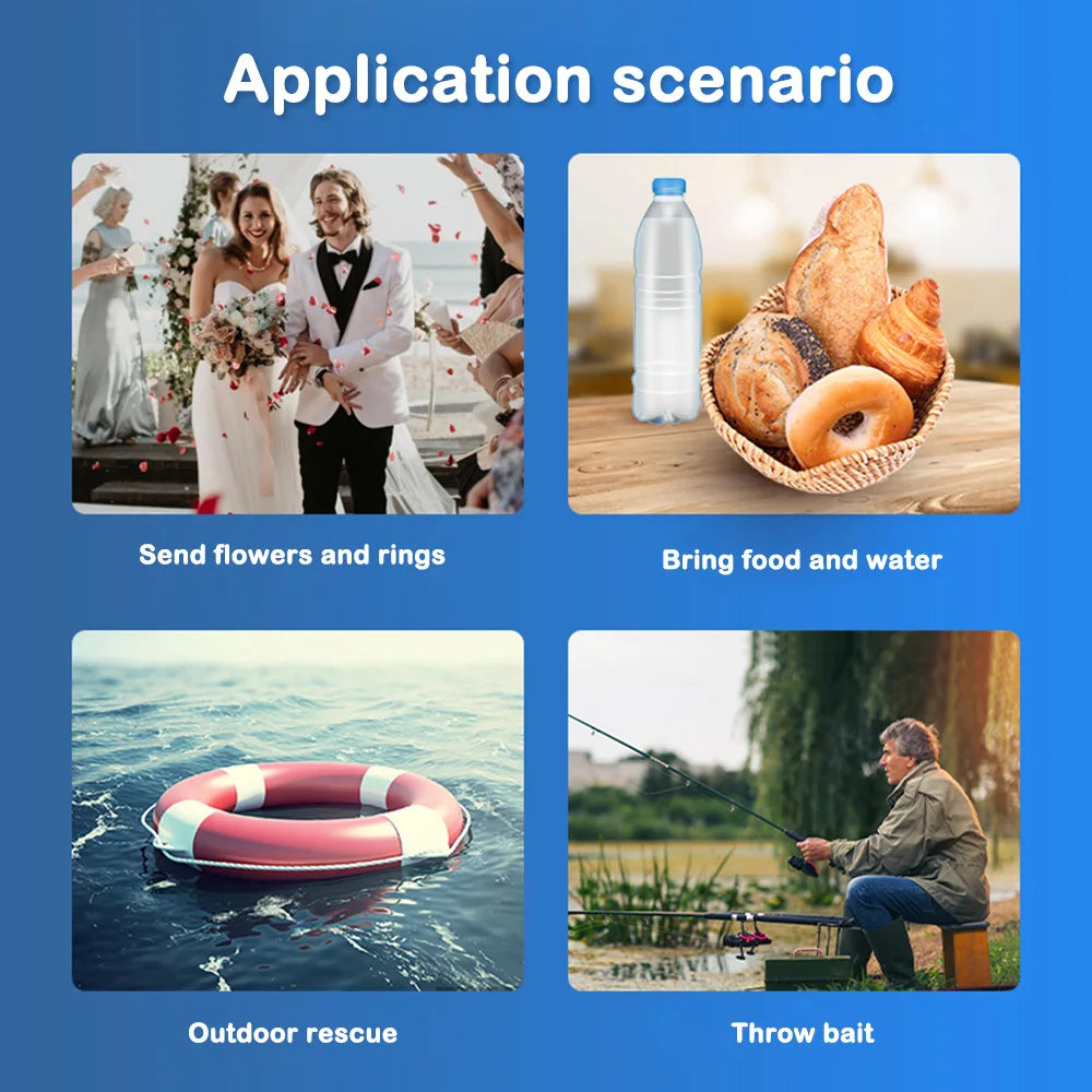 NEW Drone Airdrop Thrower System 2.4 Remote Control General Payload Delivery Thrower Air Dropper Device Drone Accessories